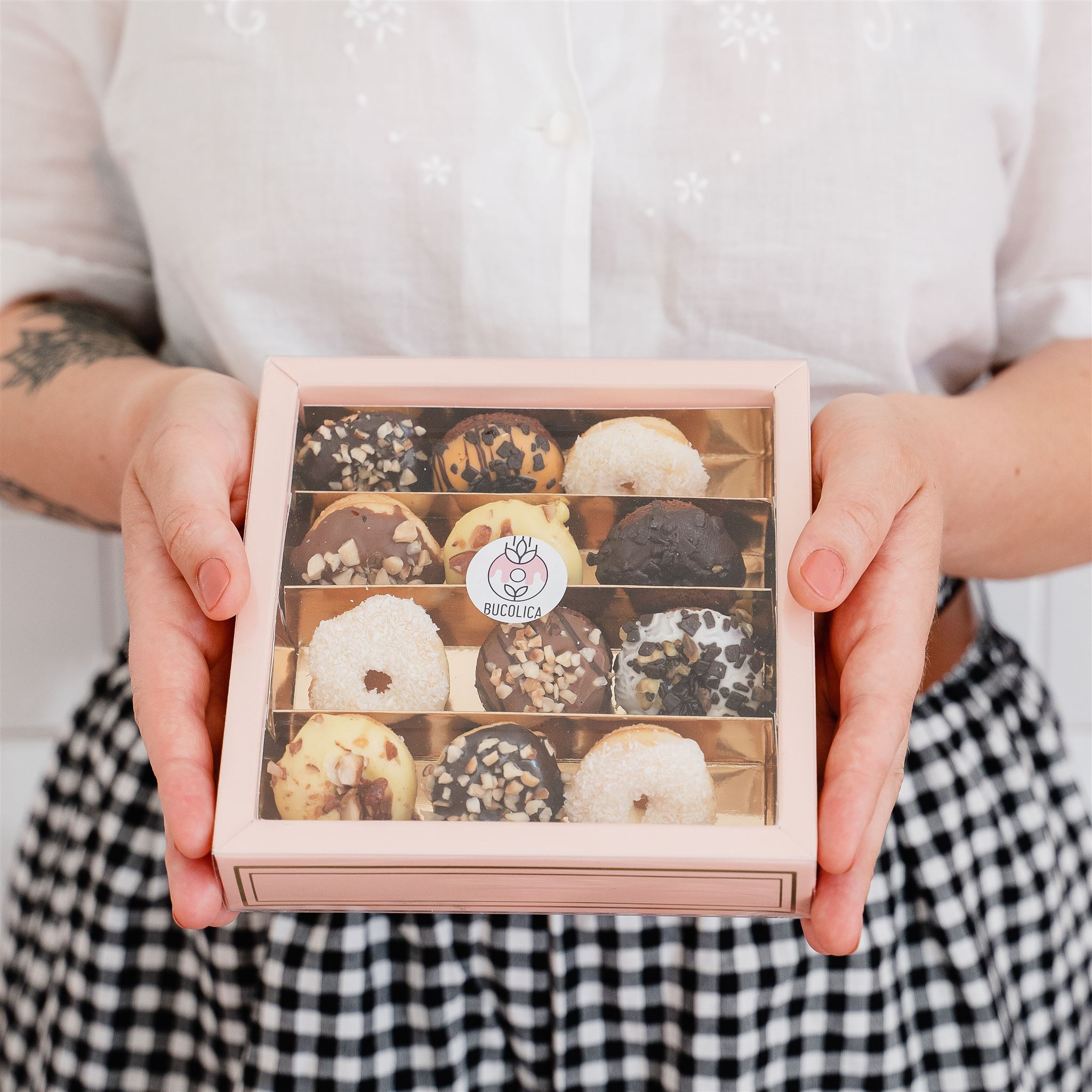 Cofanetto regalo da 12 mini donut